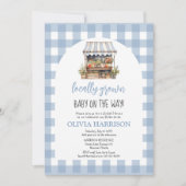 Genderneutraal lokaal gegroeid Baby shower Kaart (Voorkant)