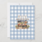 Genderneutraal lokaal gegroeid Baby shower Kaart (Achterkant)