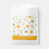Genderneutraal Mama naar Bee Spring baby shower Bedankzakje (Voorkant)