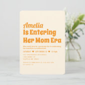 Genderneutraal mama tijdperk minimalistisch Baby s Kaart (Staand voorkant)