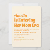 Genderneutraal mama tijdperk minimalistisch Baby s Kaart (Voorkant)