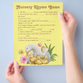 Genderneutraal mammie en Baby crème neuriery ritme Flyer (Hand)