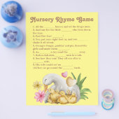 Genderneutraal mammie en Baby crème neuriery ritme Flyer (Enkel)