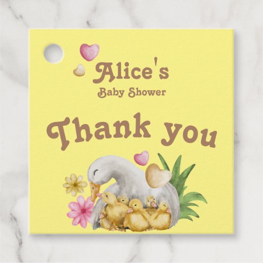 Genderneutraal mammie- en Baby-griepweefsel Baby s Bedankjes Labels (Voorkant)