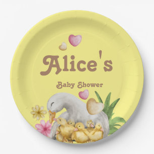 Genderneutraal mammie- en Baby-griepweefsel Baby s Papieren Bordje