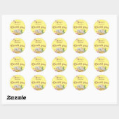 Genderneutraal mammie- en Baby-griepweefsel Baby s Ronde Sticker (Vel)