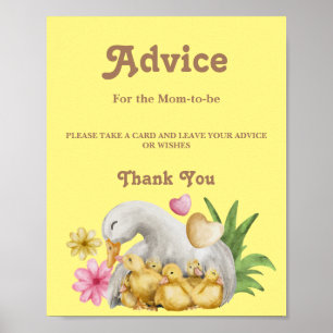 Genderneutraal mammie- en Baby-stutadvies Poster