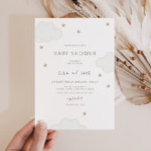 Genderneutraal minimalistisch wolkenkrabber Baby s Kaart