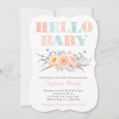 Genderneutraal Mint Baby shower Kaart (Voorkant)