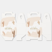 Genderneutraal Modern Boho Cactus Baby shower Bedankdoosjes (Ongevouwen)