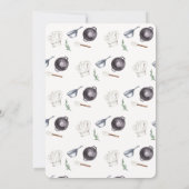Genderneutraal Modern Little Chef Baby shower Kaart (Achterkant)