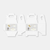 Genderneutraal Moon Star Cloud Baby shower Bedankdoosjes (Uitgevouwen)