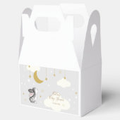 Genderneutraal Moon Star Cloud Baby shower Bedankdoosjes (Geopend)