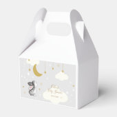 Genderneutraal Moon Star Cloud Baby shower Bedankdoosjes (Voorkant Zijde)