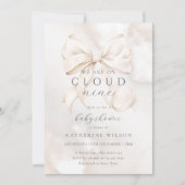 Genderneutraal op Cloud Nine Baby shower Kaart (Voorkant)