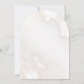 Genderneutraal op Cloud Nine Baby shower Kaart (Achterkant)