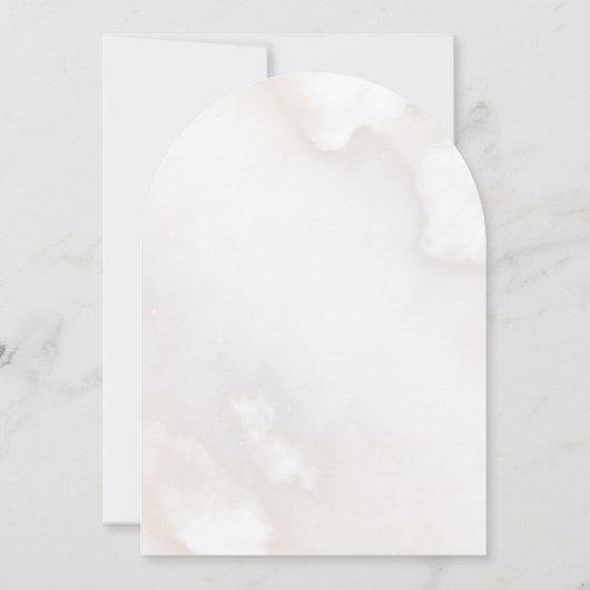 Genderneutraal op Cloud Nine Baby shower Kaart (Achterkant)