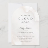 Genderneutraal op Cloud Nine Baby shower Kaart (Voorkant)