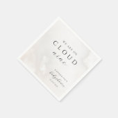 Genderneutraal op Cloud Nine Baby shower Servet (Hoek)