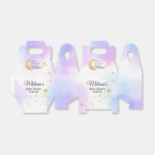 Genderneutraal over het Moon Girl Baby shower Bedankdoosjes (Uitgevouwen)