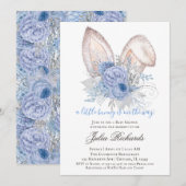 Genderneutraal Paashaas baby shower Kaart (Voorkant / Achterkant)