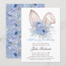 Genderneutraal Paashaas baby shower