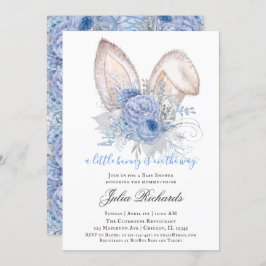 Genderneutraal Paashaas baby shower Kaart