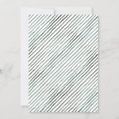 Genderneutraal | Rendier Kerst Baby shower Kaart (Achterkant)