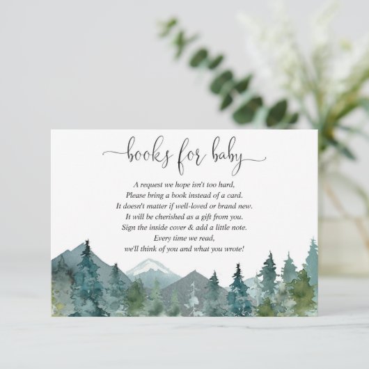 Genderneutraal rustiek bosboek in plaats van kaart (Staand voorkant)