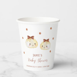 genderneutraal Schattige Baby shower Papieren Bekers