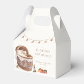 Genderneutraal Schattige Boho Bassinet Speelgoed B Bedankdoosjes (Voorkant Zijde)