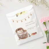 Genderneutraal Schattige Boho Bassinet Speelgoed B Bedankzakje (Gezegeld)