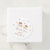 Genderneutraal Schattige Dumpling Baby shower Beda Bedankjes Labels (In situ)