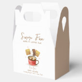 Genderneutraal S'more Fun Herfst Baby shower Bedankdoosjes (Geopend)