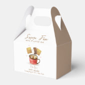 Genderneutraal S'more Fun Herfst Baby shower Bedankdoosjes (Voorkant Zijde)