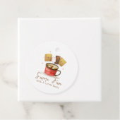 Genderneutraal S'more Fun Herfst Baby shower Bedankjes Labels (In situ)