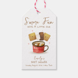 Genderneutraal S'more Fun Herfst Baby shower Cadeaulabel