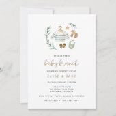 Genderneutraal  speelgoed Baby brunch Kaart (Voorkant)