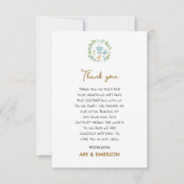 Genderneutraal  speelgoed Baby shower Dank u wel Bedankkaart