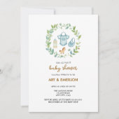 Genderneutraal  speelgoed Baby shower Kaart (Voorkant)