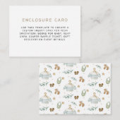 Genderneutraal  speelgoed informatiekaartje (Voorkant / Achterkant)