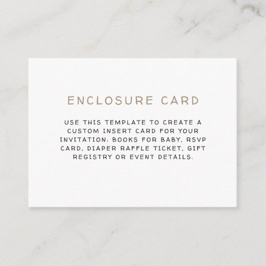 Genderneutraal  speelgoed informatiekaartje (Voorkant)