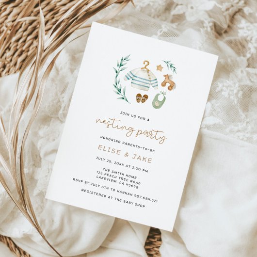 Genderneutraal  speelgoed Nesting Party Kaart