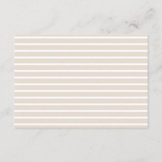 Genderneutraal Teddy Bear Moon Stars Baby shower Informatiekaartje (Achterkant)