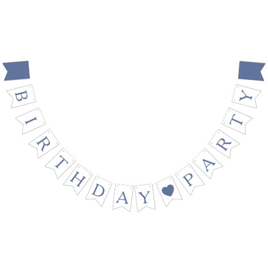 Genderneutraal verjaardagsfeestje van kind met vla vlaggetjes (Alle)