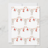 Genderneutraal vrolijk klein Baby shower Kaart (Achterkant)