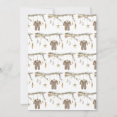 Genderneutraal vrolijk klein Baby shower Kaart (Achterkant)