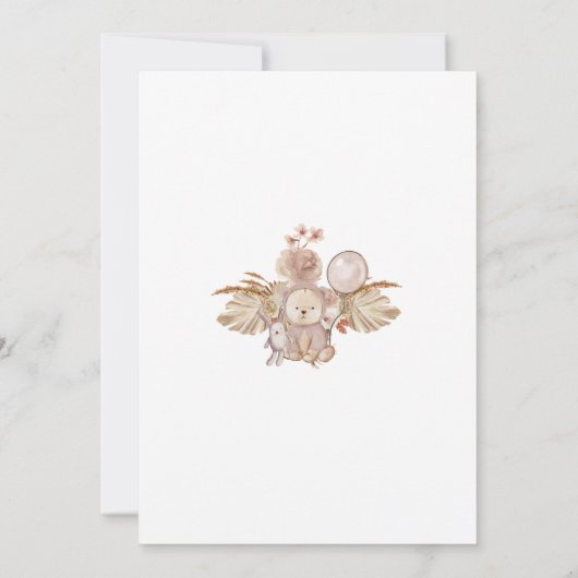 Genderneutraal We kunnen bijna wachten op Baby sho Kaart (Achterkant)