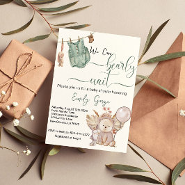 Genderneutraal We kunnen bijna wachten op Baby sho Kaart