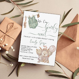 Genderneutraal We kunnen bijna wachten op Baby sho Kaart